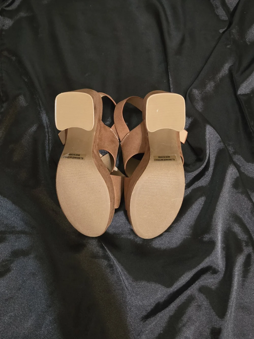 Dolce Vita Platform Block Heel Sandals in Brown - Women
